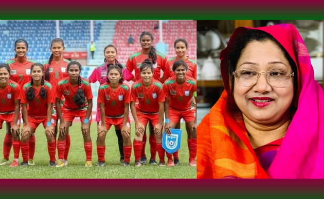 বাংলাদেশ নারী ফুটবল দলকে আ.লীগ নেত্রী রেনীর অভিনন্দন